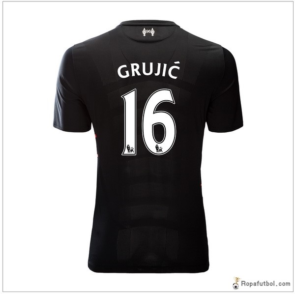 Camiseta Liverpool Replica Segunda Ropa Grujic 2016/17 Negro